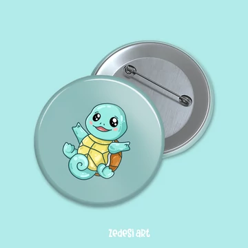 Squirtle kitűző