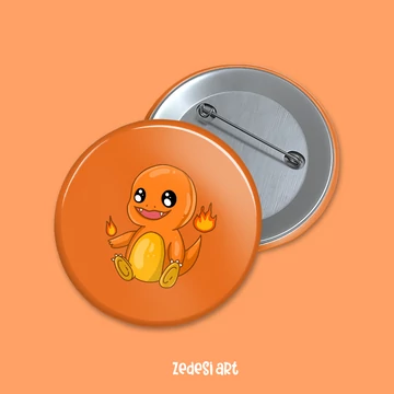 Charmander kitűző