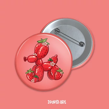 Berry doggo kitűző
