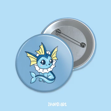 Vaporeon kitűző
