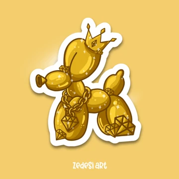 Golden doggo matrica