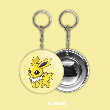 Jolteon sörnyitós kulcstartó