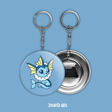 Vaporeon sörnyitós kulcstartó