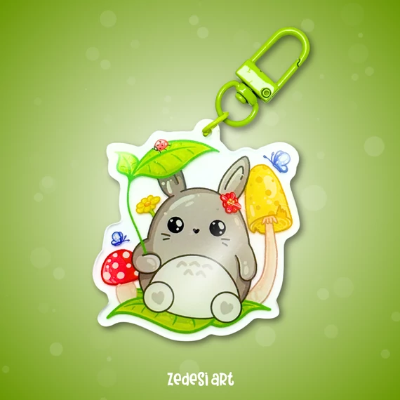 Totoro akril kulcstartó