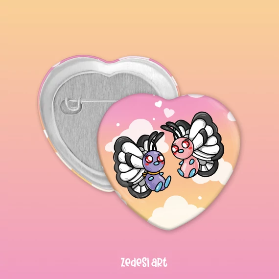 Butterfree formakitűző