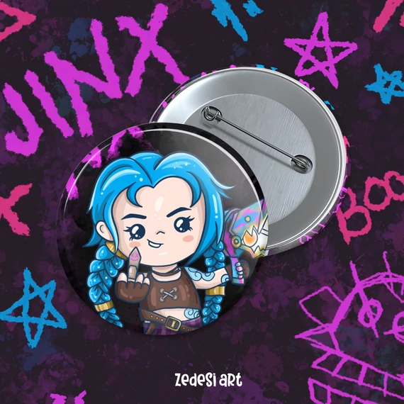 Arcane Jinx kitűző