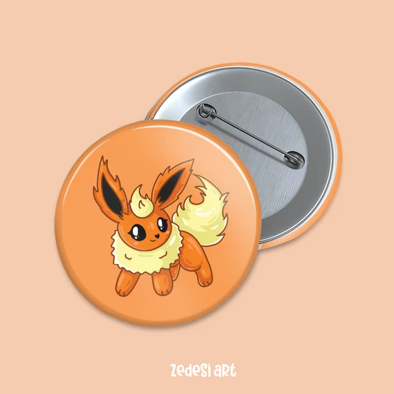 Flareon kitűző