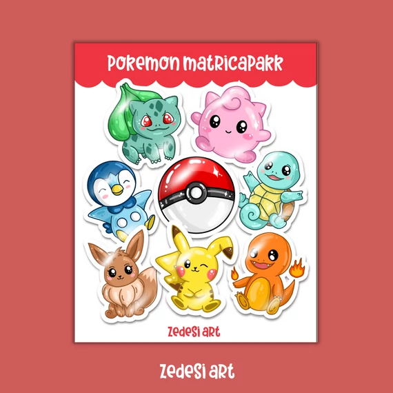 Pokémon matricapakk