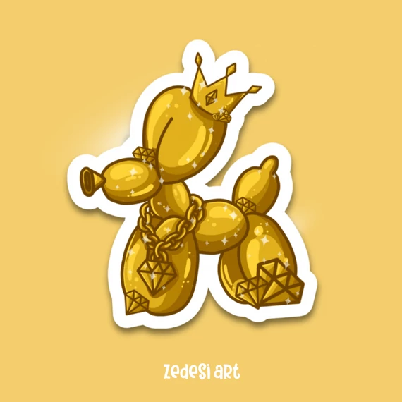 Golden doggo matrica