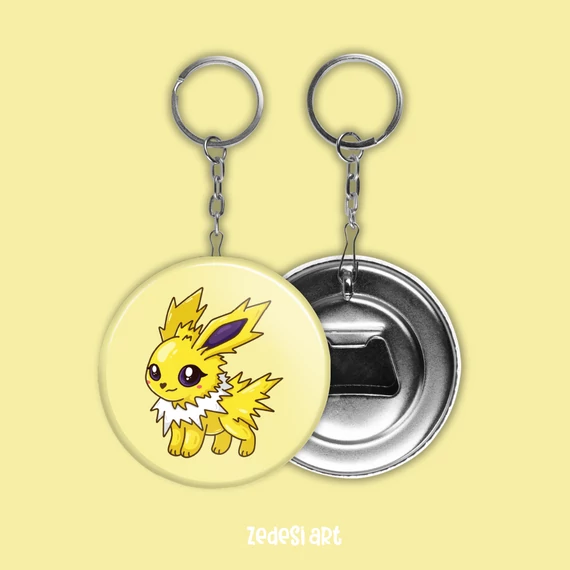 Jolteon sörnyitós kulcstartó